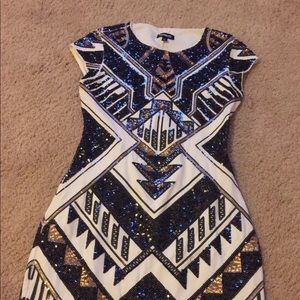 Express sequin dress worn once